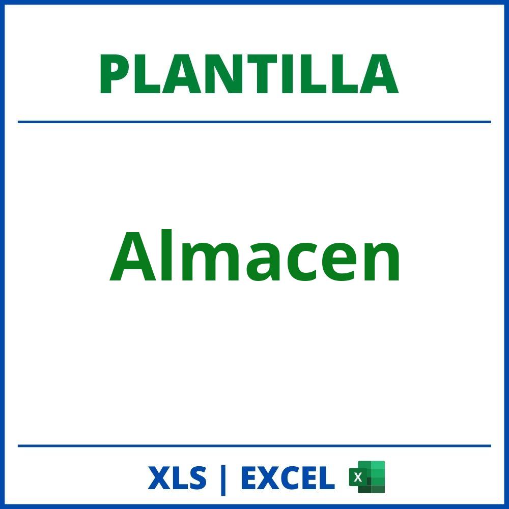 Plantilla Almacen Excel
