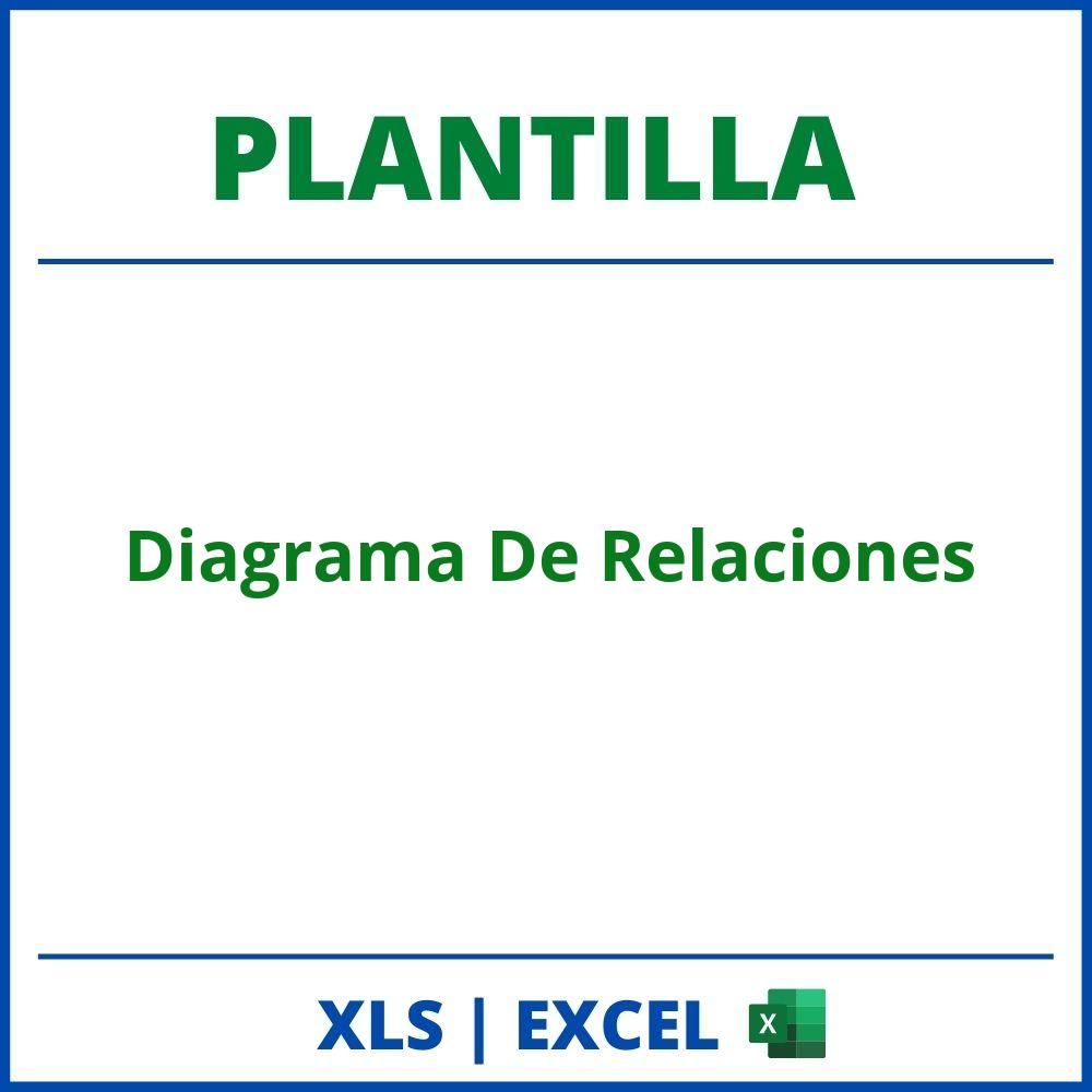 Plantilla Diagrama De Relaciones Excel