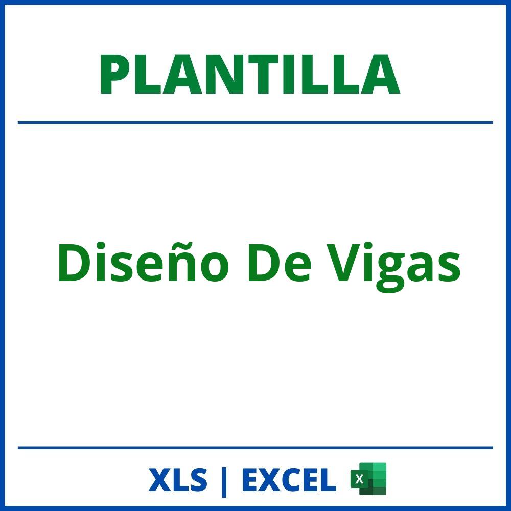Plantilla Diseño De Vigas Excel