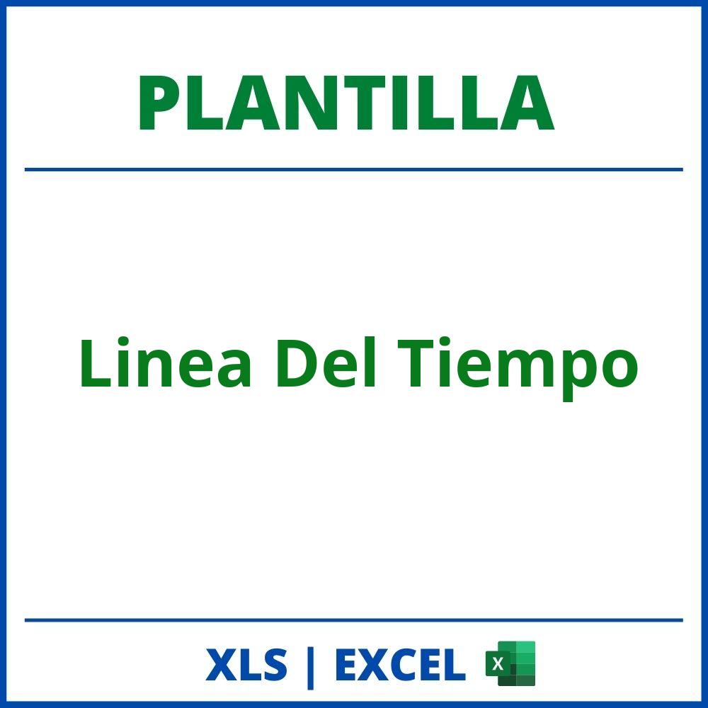 Plantilla Linea Del Tiempo Excel