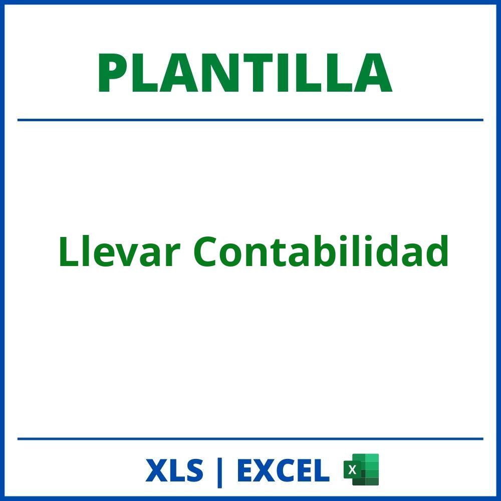 Plantilla Llevar Contabilidad Excel
