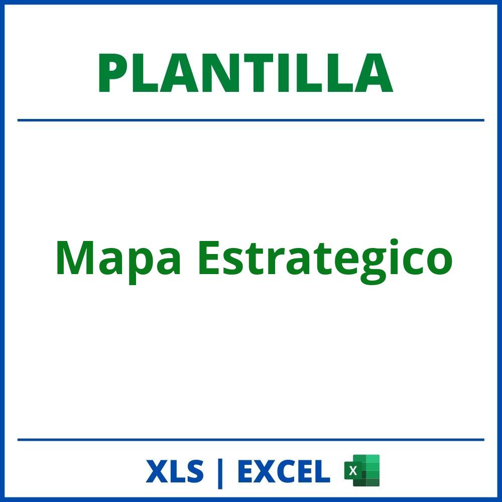 Plantilla Mapa Estrategico Excel