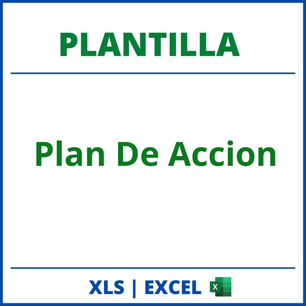 Plantilla Plan De Accion Excel
