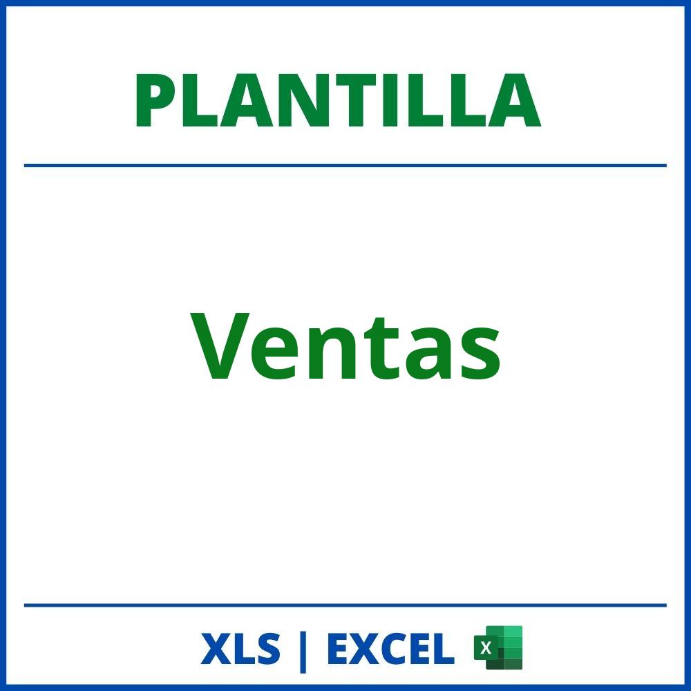 Plantilla Ventas Excel